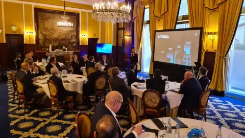 This is an image of a C-Level discussion round on one of Network Circle's Executive Circle events