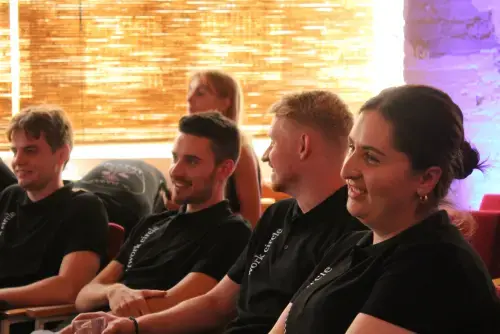 This image shows an interested audience on a mindcamp-incentive event that we organized.