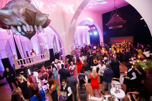 Here we see a snapshot from an after party on an exclusive event.